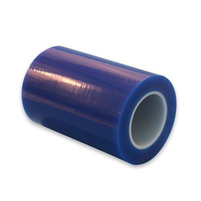 अच्छी कीमत उच्च कांच और धातु के किनारे की सुरक्षा के लिए 2 रंगों के लोगो प्रिंटिंग सॉफ्ट हार्डनेस और स्मूथ सतह के साथ पीई सुरक्षात्मक फिल्म ऑनलाइन