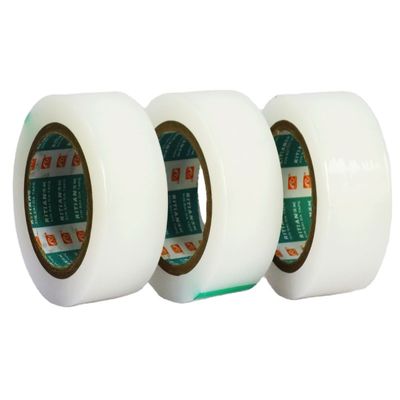 अच्छी कीमत अवशेष मुक्त हटाने के साथ सफेद पीई सुरक्षात्मक फिल्म 300% - 600% लम्बाई और औद्योगिक पैकेजिंग के लिए रबर आधारित चिपकने वाला ऑनलाइन